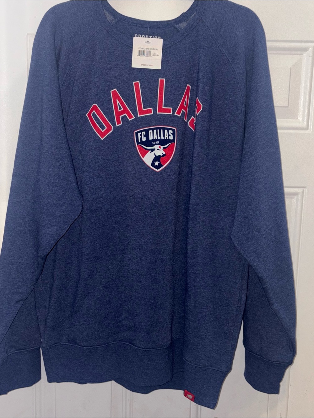 FC Dallas Navy Crewneck Sweatshirt - Official Team Crest